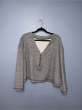 Urban Outfitters | Gray Button Sweater | Size Medium